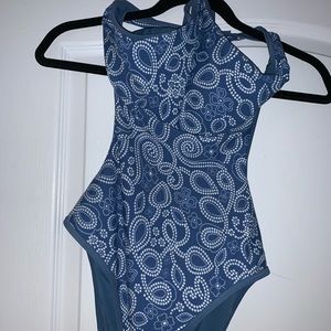 One piece bathing suit